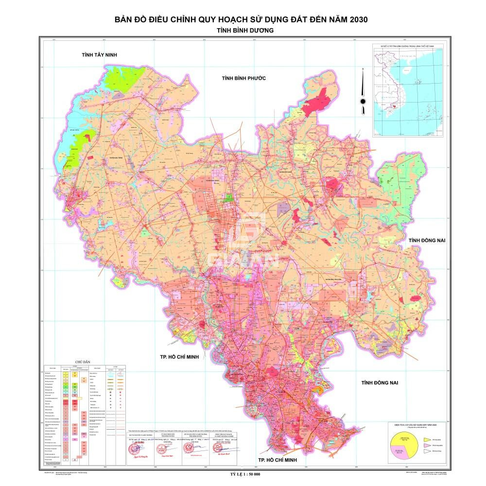 Bản đồ quy hoạch phát triển Bình Dương thành đô thị loại I và tác động đến thị trường bất động sản